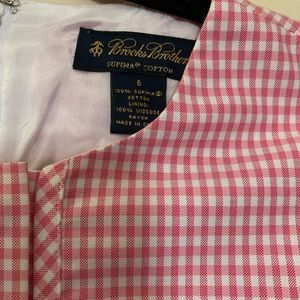 Brook’s Brothers shift dress in pink gingham 6
